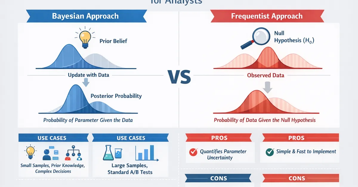 Bayesian vs. Frequentist: A Practical Comparison for Analysts