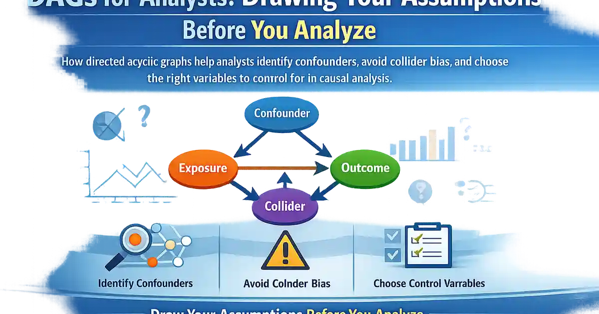 DAGs for Analysts: Drawing Your Assumptions Before You Analyze