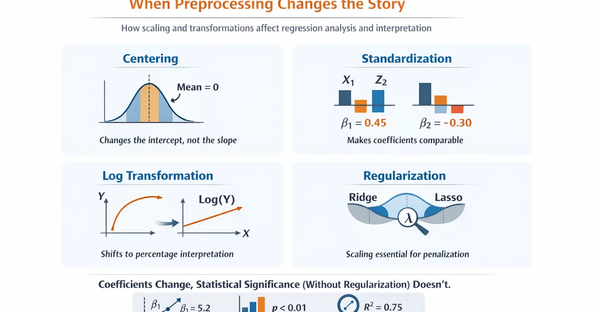 Feature Scaling and Transforms: When Preprocessing Changes the Story